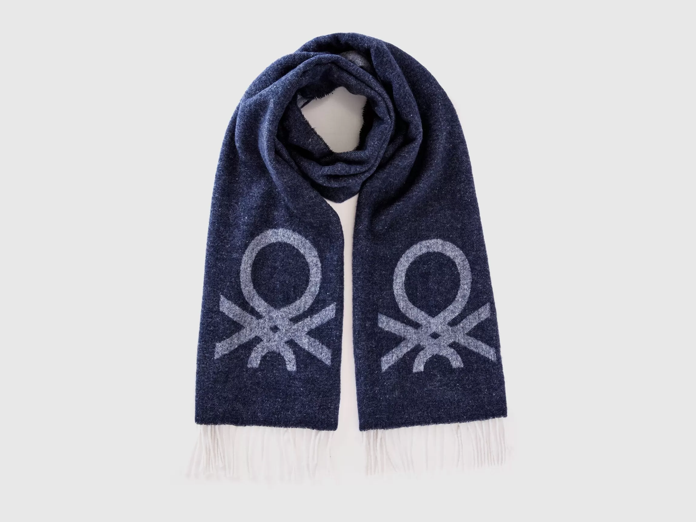United Colors of Benetton Wool and viscose blend scarf
