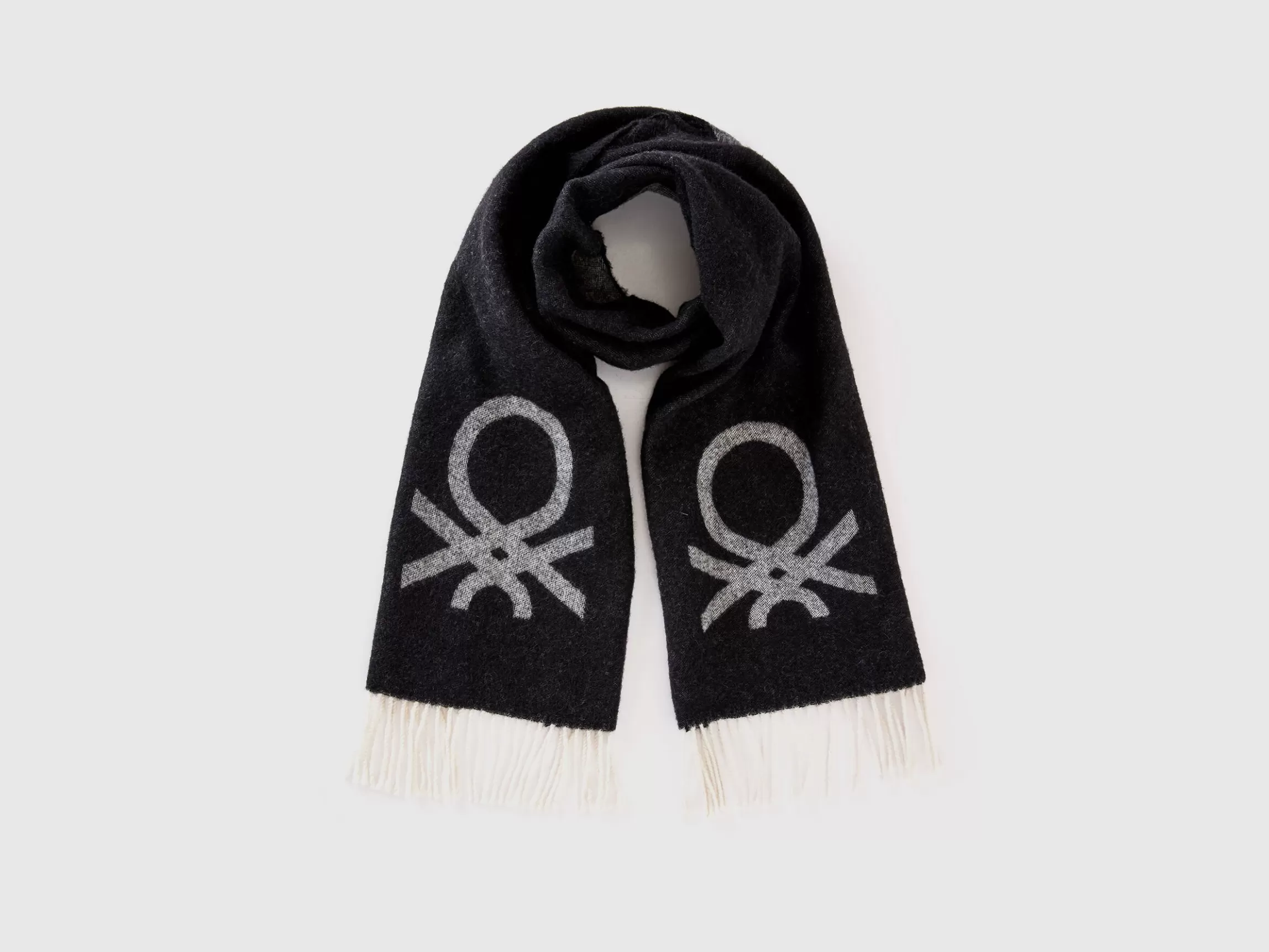 United Colors of Benetton Wool and viscose blend scarf