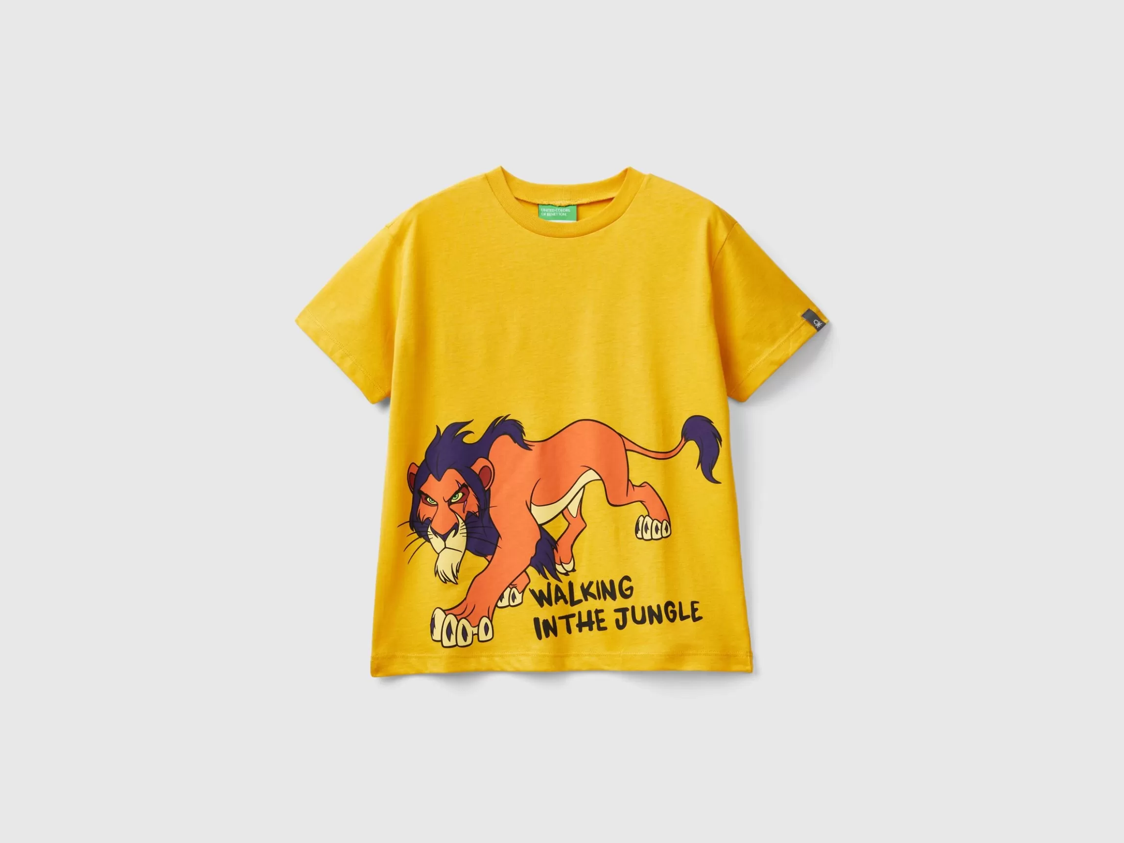United Colors of Benetton Yellow ochre ©Disney The Lion King t-shirt